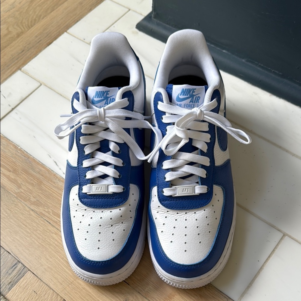 Nike Air Force 1 Custom Blue and White